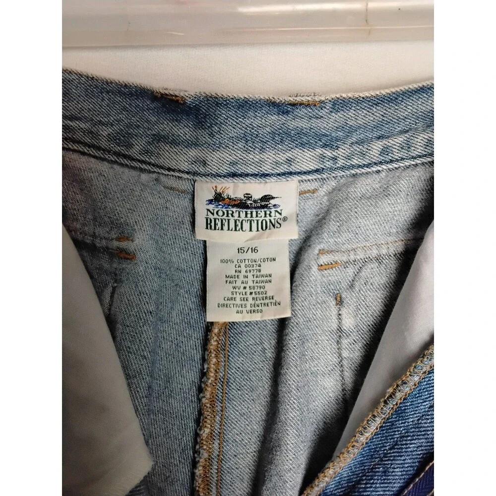 Northern Reflections 15/16 Womans Jean Shorts Denim Jorts Cargo